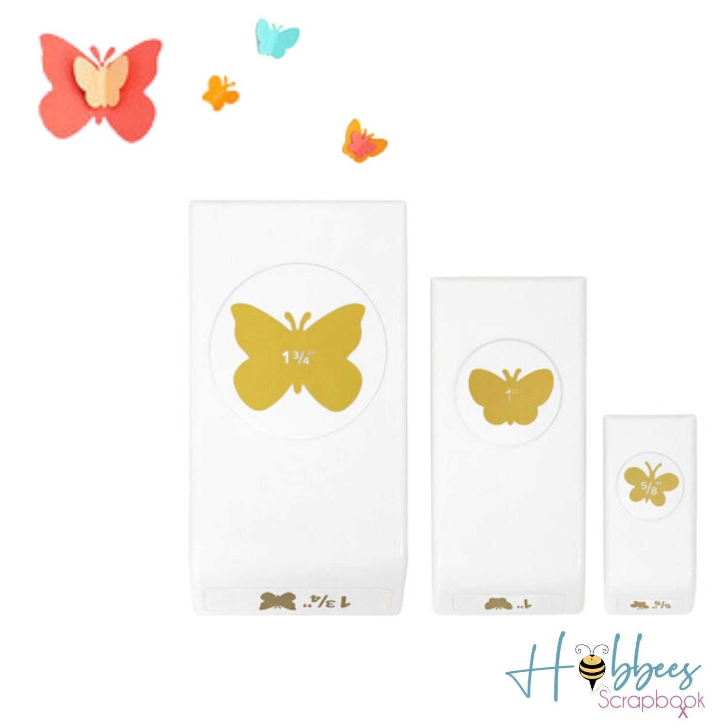 Butterfly Layering Punches / 3 Perforadoras de Mariposa Perforadoras We R Memory Keepers