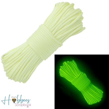 Parachute Cord Glow In The Dark 3mm x 21&