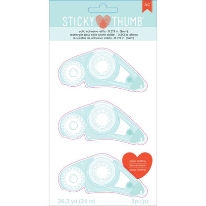 Sticky Thumb Adhesive Refills / Repuesto de Cinta Adhesiva Adhesivos / Pegamentos American Crafts