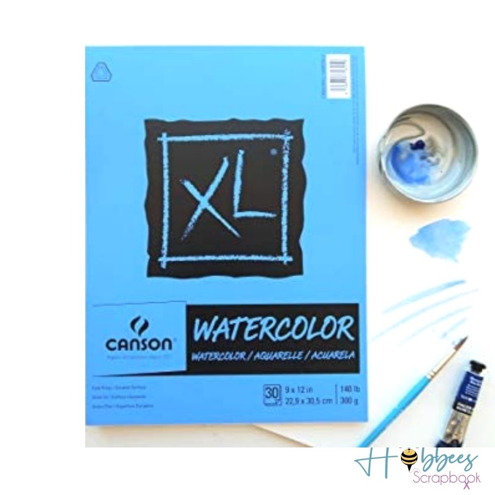 Canson XL Watercolor Paper Pad 9 x 12&quot; / Bloc Para Acuarela Papel para Arte Canson