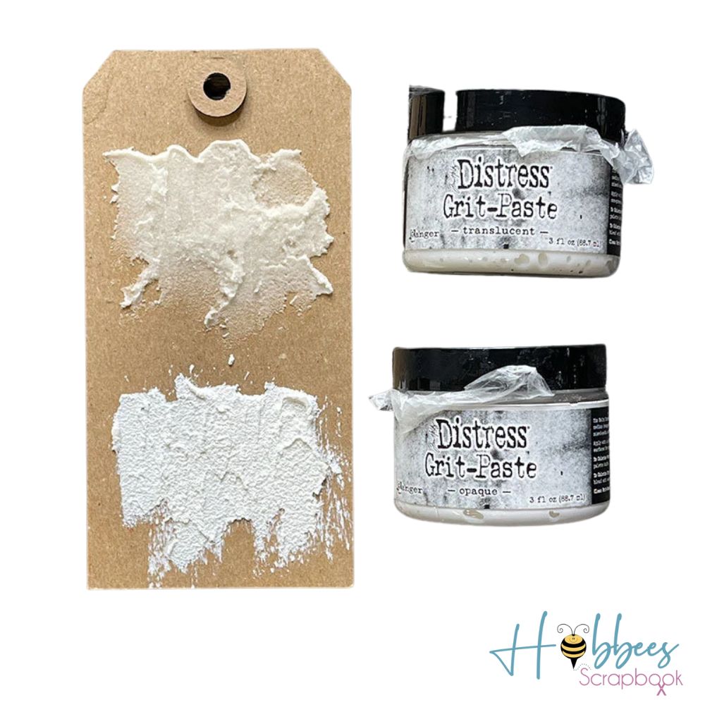 Tim Holtz Distress Grit Paste Translucent / Pasta de Arena Translúcida Medios Mixtos y Pastas Texturizadoras Tim Holtz