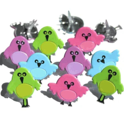 Cute Bird Brads / Sujetadores Pajaritos Descontinuado Eyelet Outlet