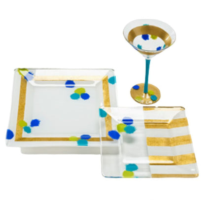 Enamel Paint Metallic Blue Cascade / Pintura de Esmalte Metálica Azúl Esmaltes Folk Art