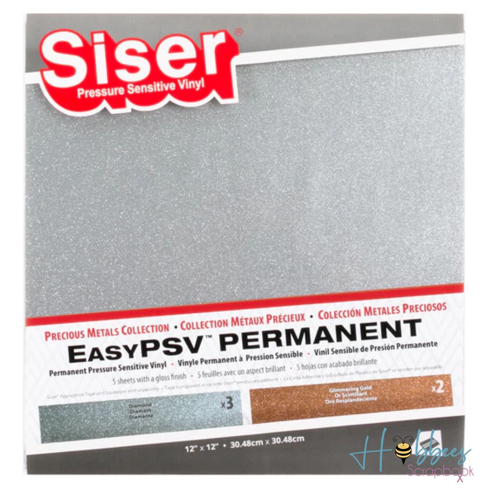 Permanent Glitter Vinyl / Vinil con Purpurina Permanente Viniles Siser