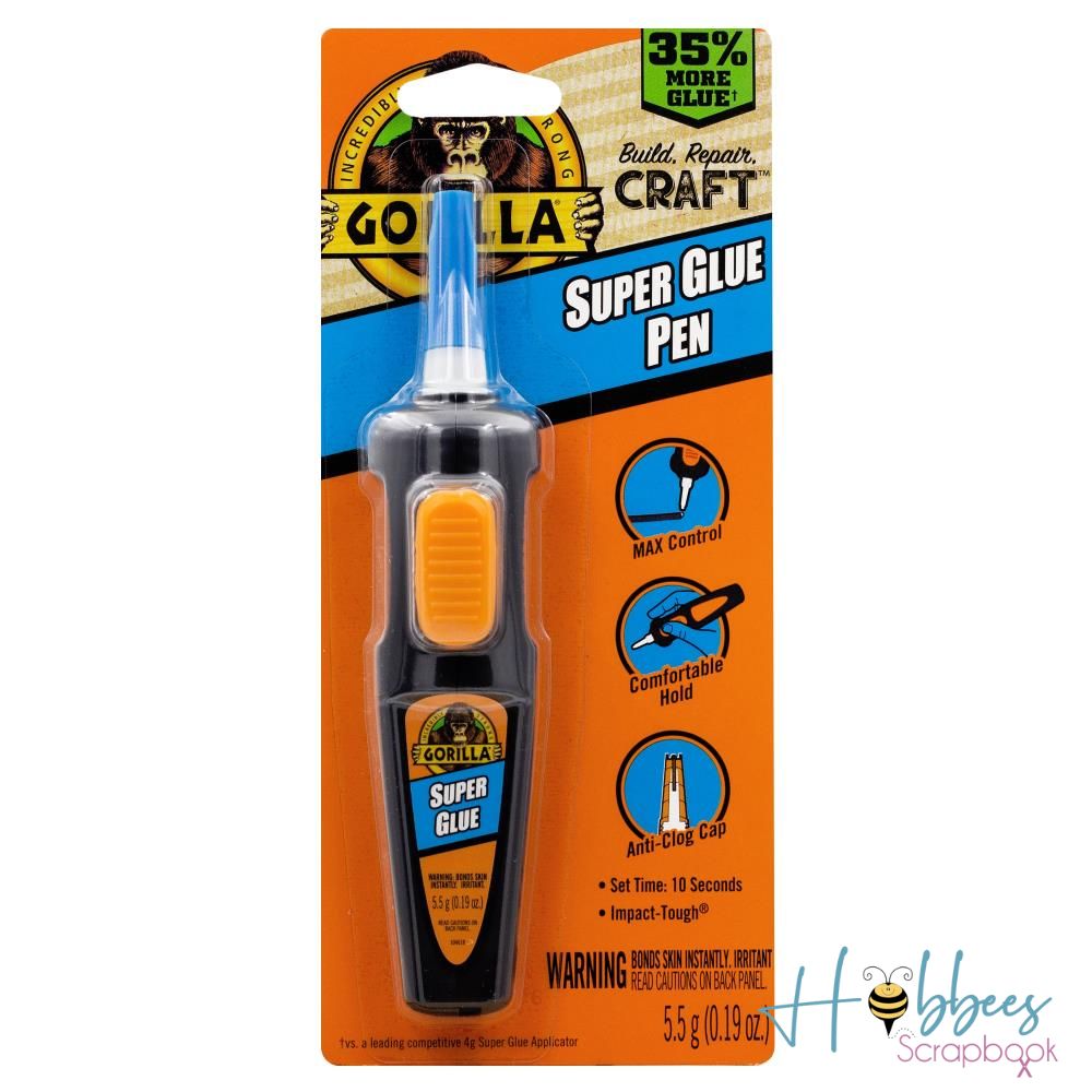 Gorilla Glue Superglue Pen /  Pegamento en Bolígrafo Adhesivos / Pegamentos The Gorilla Glue