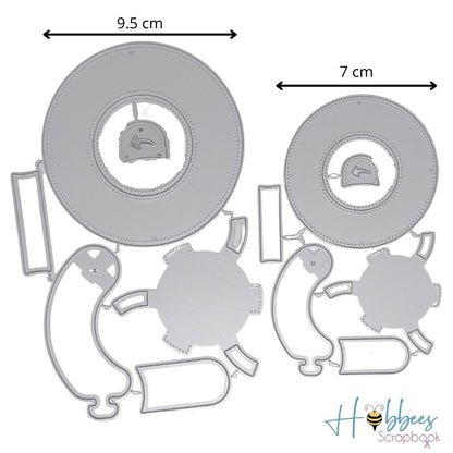 Kit de Suaje de Iris de Cámara Mágico en 2 Tamaños Dados de Corte / Suajes / Troqueles Hobbees