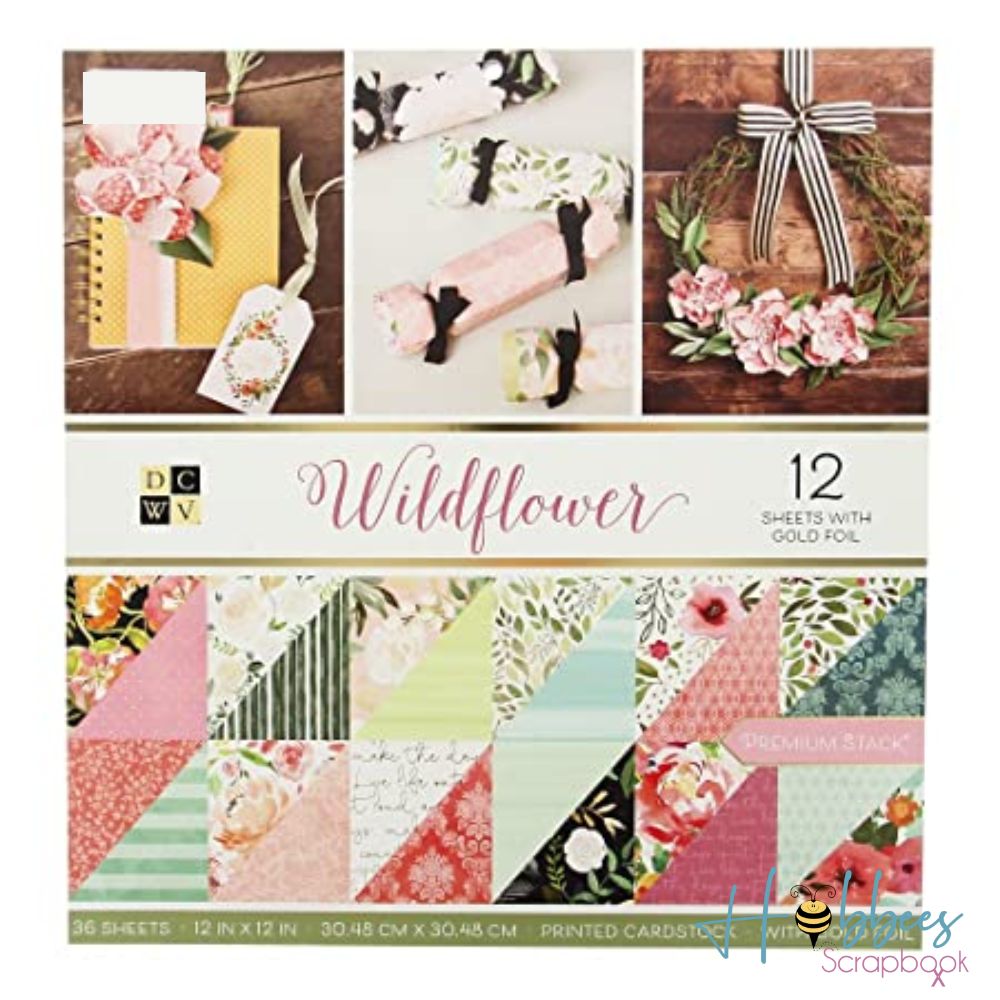 Wildflower Cardstock / Block de Cartulina Flor Silvestre