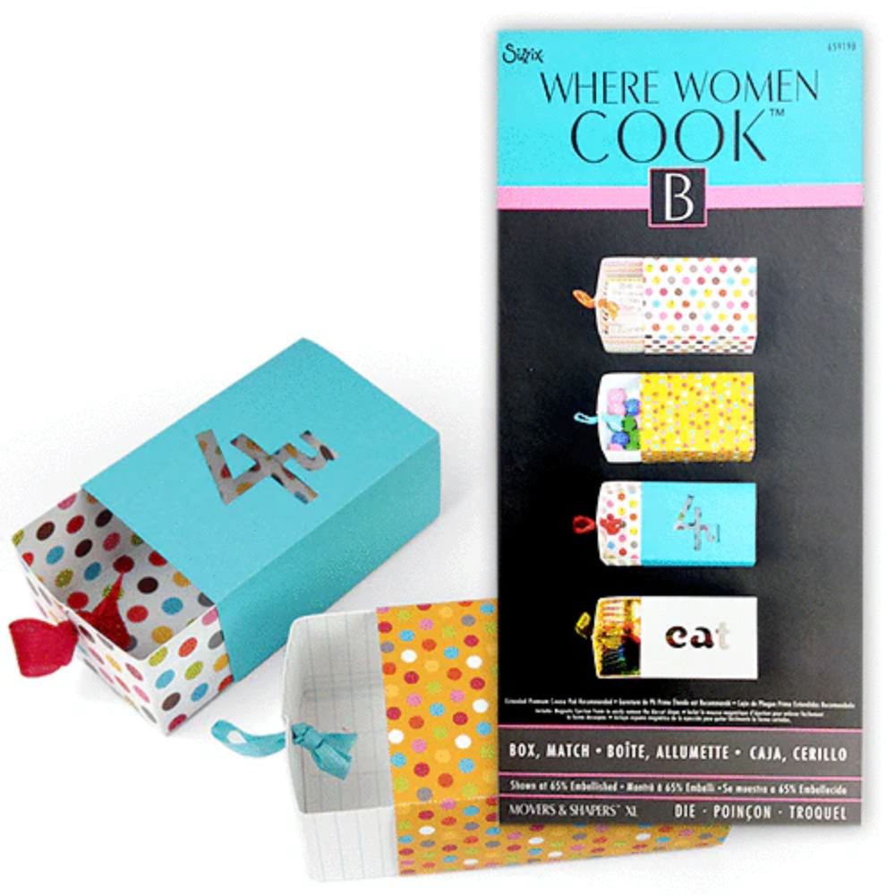 Movers &amp; Shapers XL Match Box  / Suaje de Corte Caja de Cerillo Descontinuado Sizzix