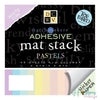 Pastel Adhesive Mat Stack 9.8cm / Block de Cartulina Adhesiva