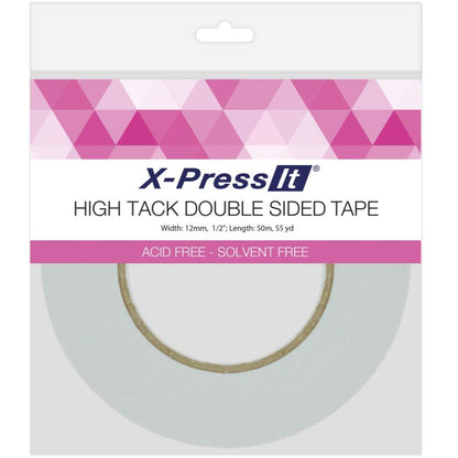 High Tack Double-Sided Tissue Tape / Cinta Adhesiva Doble Cara Adhesivos / Pegamentos X-Press It