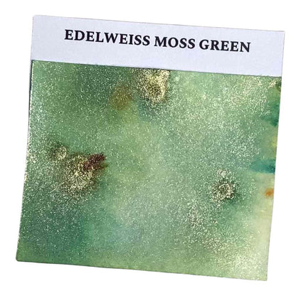 Magicals Edelweiss Moss Green / Pigmento Acuarelable en Polvo Verde Acuarela Lindy&