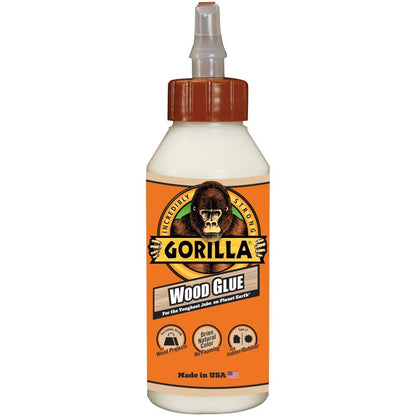 Gorilla Wood Glue 8 oz / Pegamento para Madera 236 ml Adhesivos / Pegamentos The Gorilla Glue