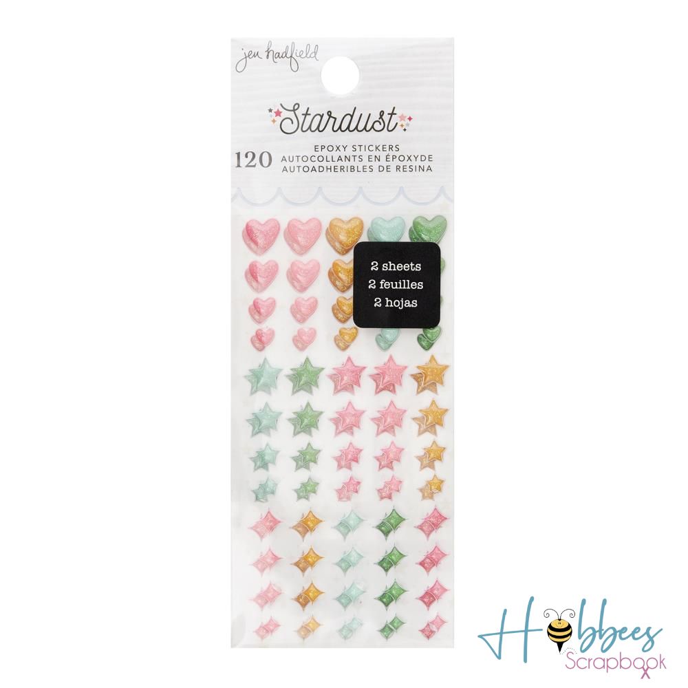 Stardust Enamel Dots / Estampas en 3D Decorativas Estampas American Crafts