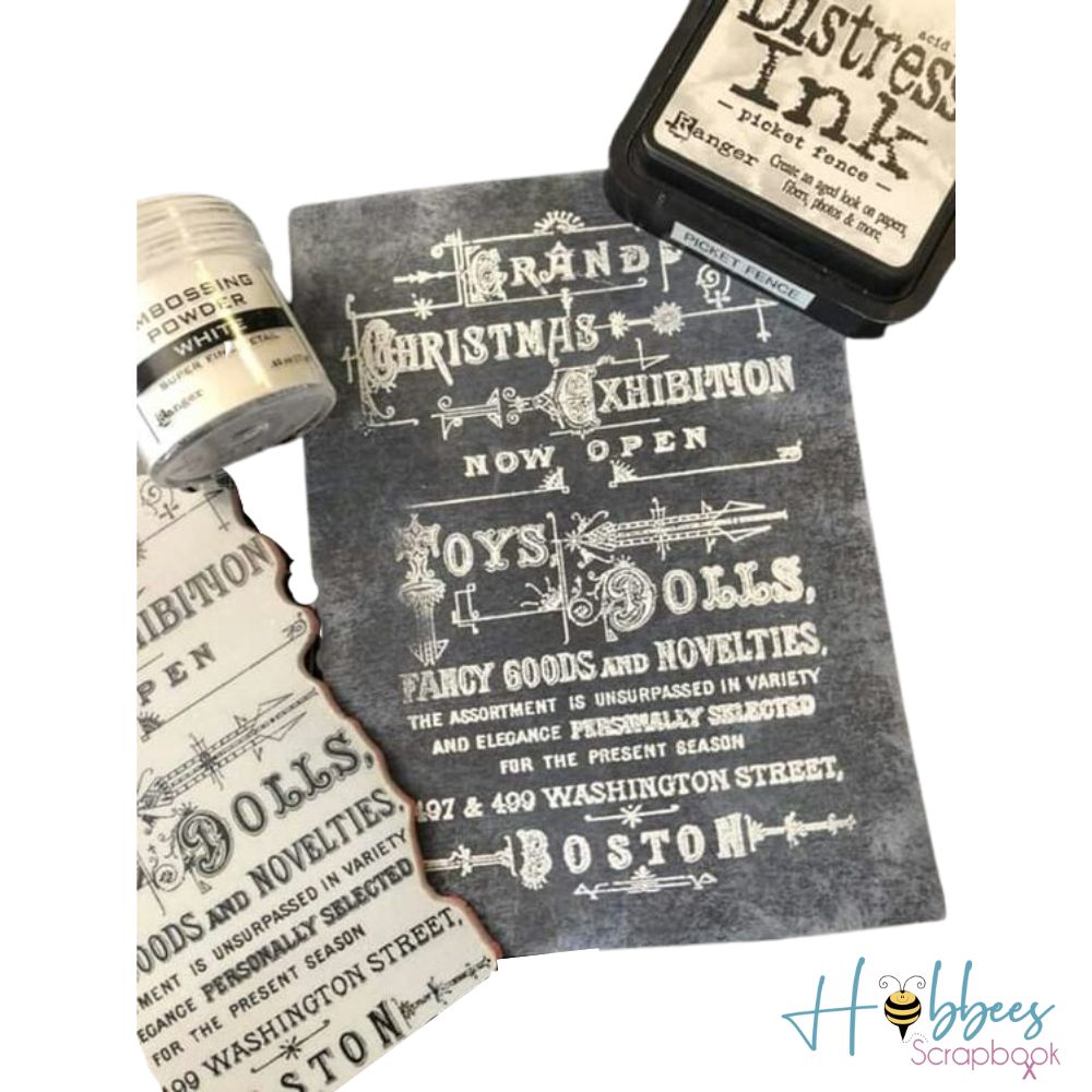 Tim Holtz Distress Picket Fence / Tinta para Sellos Tintas Ranger