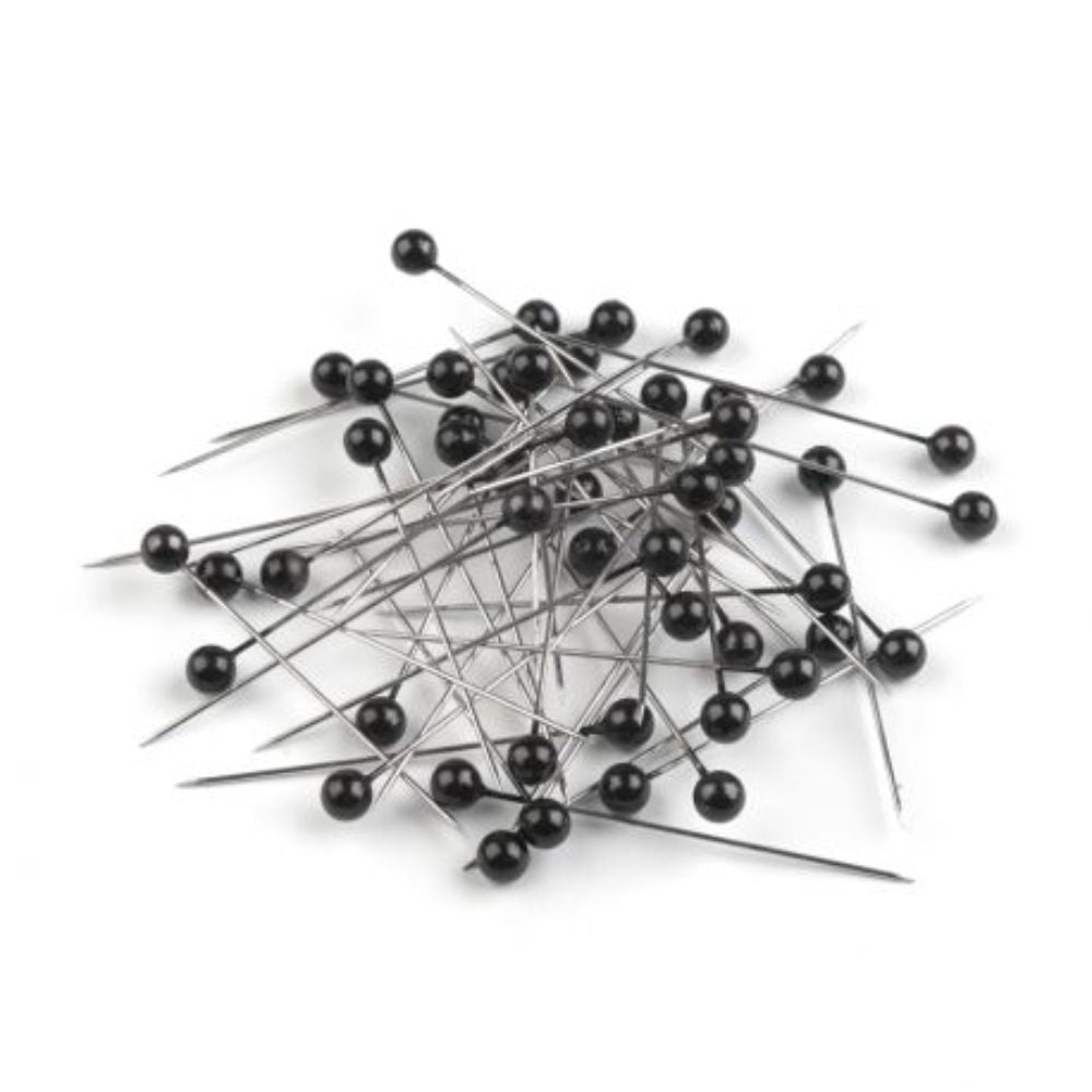 Corsage Pins Round Head Black / Alfileres de Cabeza Negra Adornos / Embellishments Darice