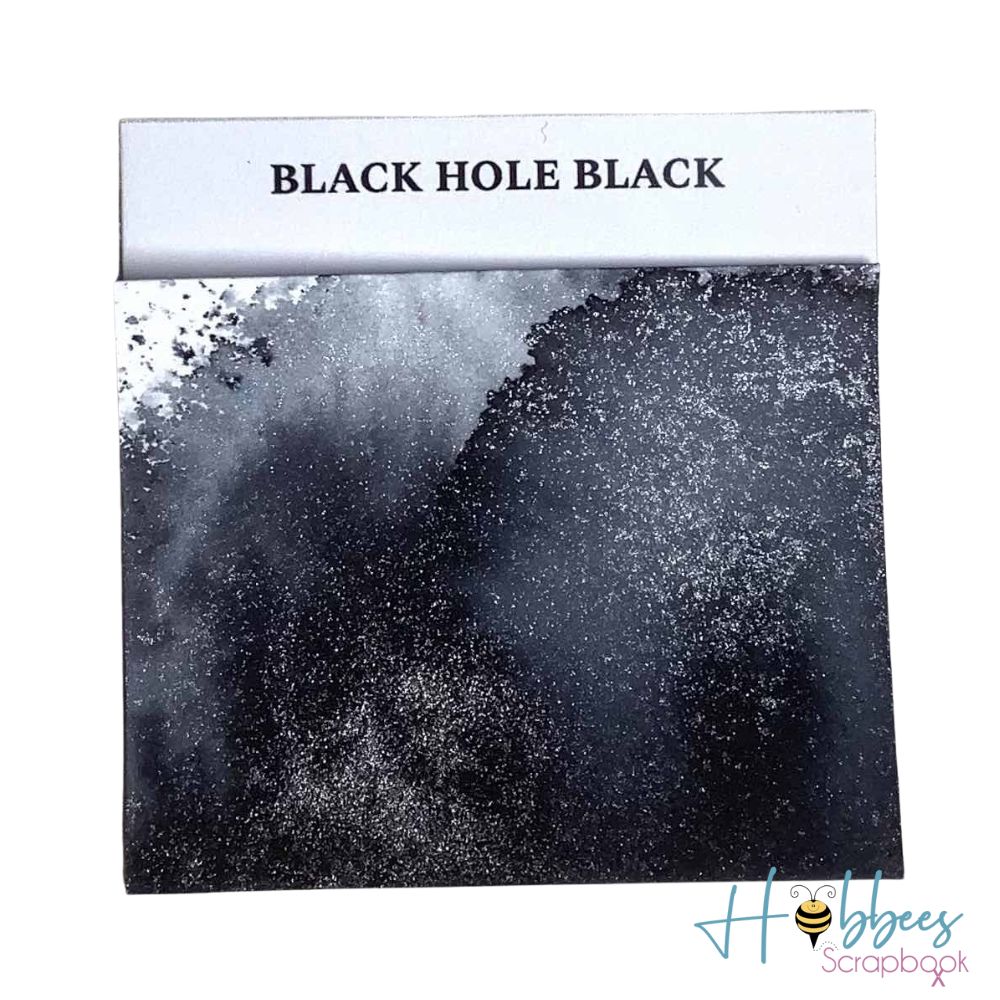 Magicals Black Hole Black / Pigmento Acuarelable en Polvo Negro Acuarela Lindy&