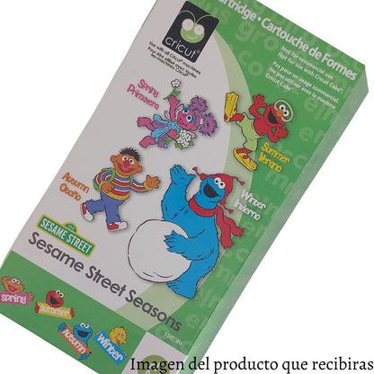 EA - Sesame Street Seasons Cartridge / Cartucho Plaza Sesamo Plotter Accesorios Cricut