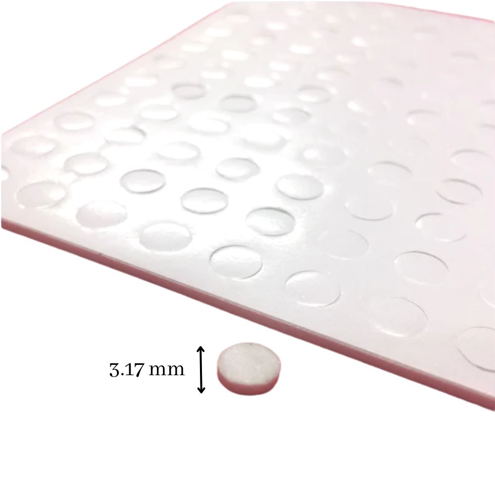 3D Pop Dots Dual-Adhesive Micro Foam / Foami Adhesivos 3.17 mm Adhesivos / Pegamentos Multicraft Imports