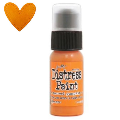 Distress Dabber  Carved Pumpkin Acrylic Paint /  Pintura Acrílica Naranja Tintas Ranger