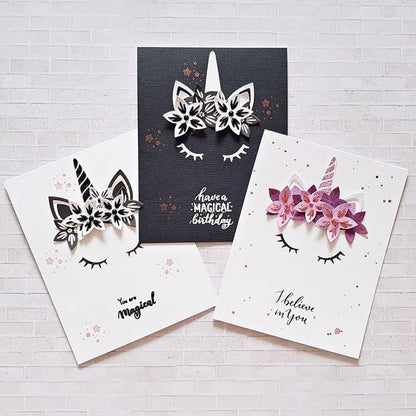 Magical Unicorn Die / Suaje de Unicornio Mágico Descontinuado Pinkfresh Studio