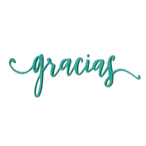 Thanks Cutting Die  / Suaje de Gracias Descontinuado Sizzix