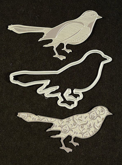 Momenta Cut &amp; Emboss Die Birds / Suaje de Pájaro Dados de Corte / Suajes / Troqueles Momenta