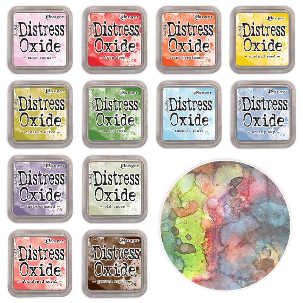 Tim Holtz Oxides Bundle 2 / Paquete de Tintas Efecto Oxidado Tintas Ranger