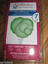 Decagons Dies and Emboss / Suajes y Realce Decagonos Descontinuado Spellbinders