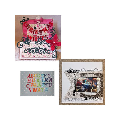 Alphabeth Alice Die / Suaje de Corte Alfabeto Alicia Descontinuado XCut
