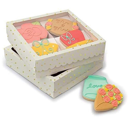 Sweet Sugarbelle Four Cookie Box White /  Caja para 4 Galletas Color Blanca Descontinuado Sugarbelle