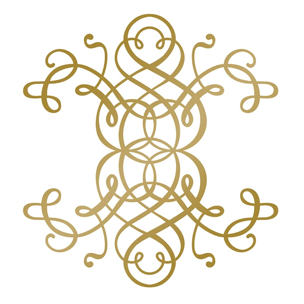 Curling Motif Hot Foil Die / Suaje de Bucles Descontinuado Anna Griffin