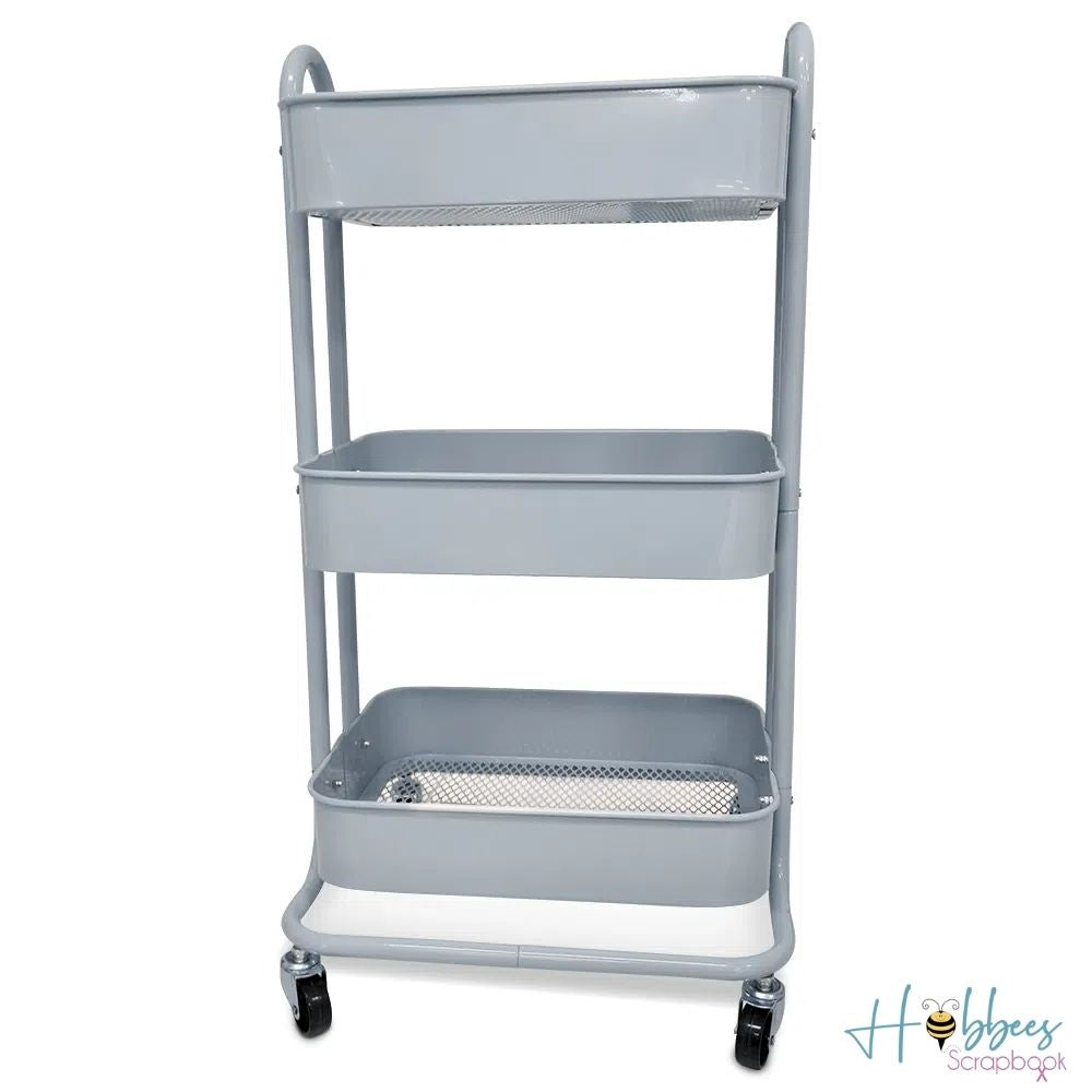 A La Cart Storage Cart Steel Blue / Carrito Organizador Azul Acero Almacenamiento y Organización We R Memory Keepers