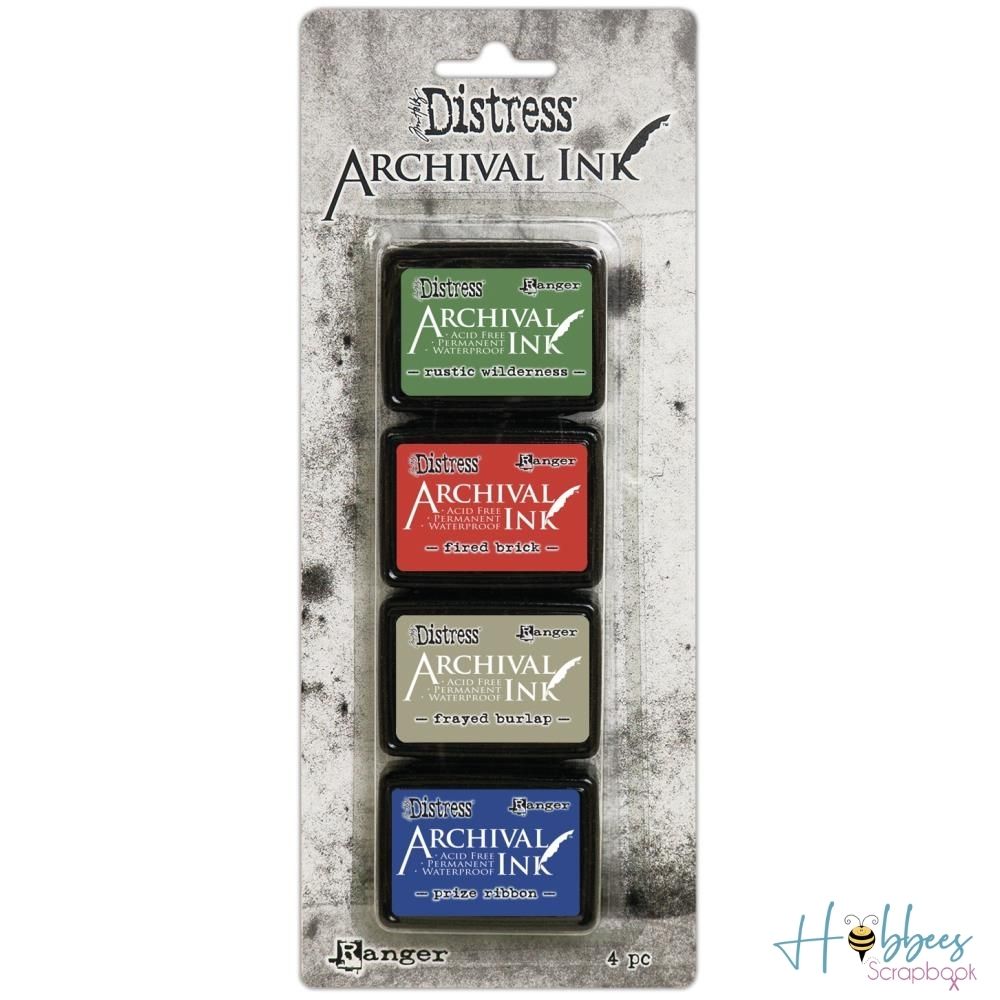 Distress Archival Mini Ink Kit 6 / Kit 6 Mini Tintas Distress Archival Tintas Ranger