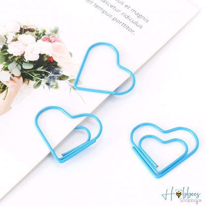 Blue Heart Clips / Clips de Corazón Azul Agendas y Journals Studio 112