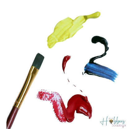 Studio 71 Golden Taklon Brush Set / Set de Pinceles Sintéticos Pinceles y Brochas Darice