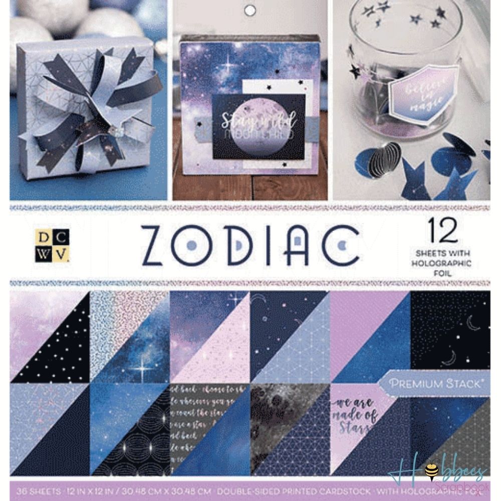 Cardstock Zodiac / Block de Cartulina Zodiaco Papel DCWV