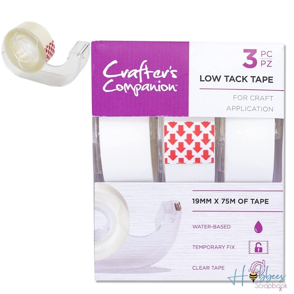 Low Tack Tape / Cinta de Baja Adherencia Adhesivos / Pegamentos Crafter&