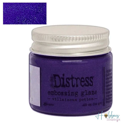 Distress Embossing Glaze Villainous Potion/ Polvo de Embossing Morado Polvos de Embossing Ranger