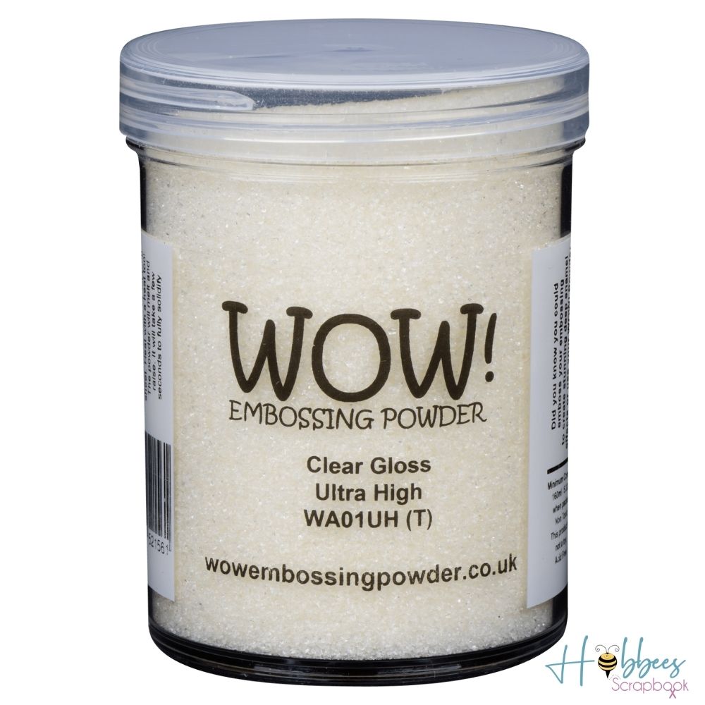 Clear Gloss Ultra High Embossing Powder / Polvo de Embossing Transparente Ultra Realzado Polvos de Embossing Wow!