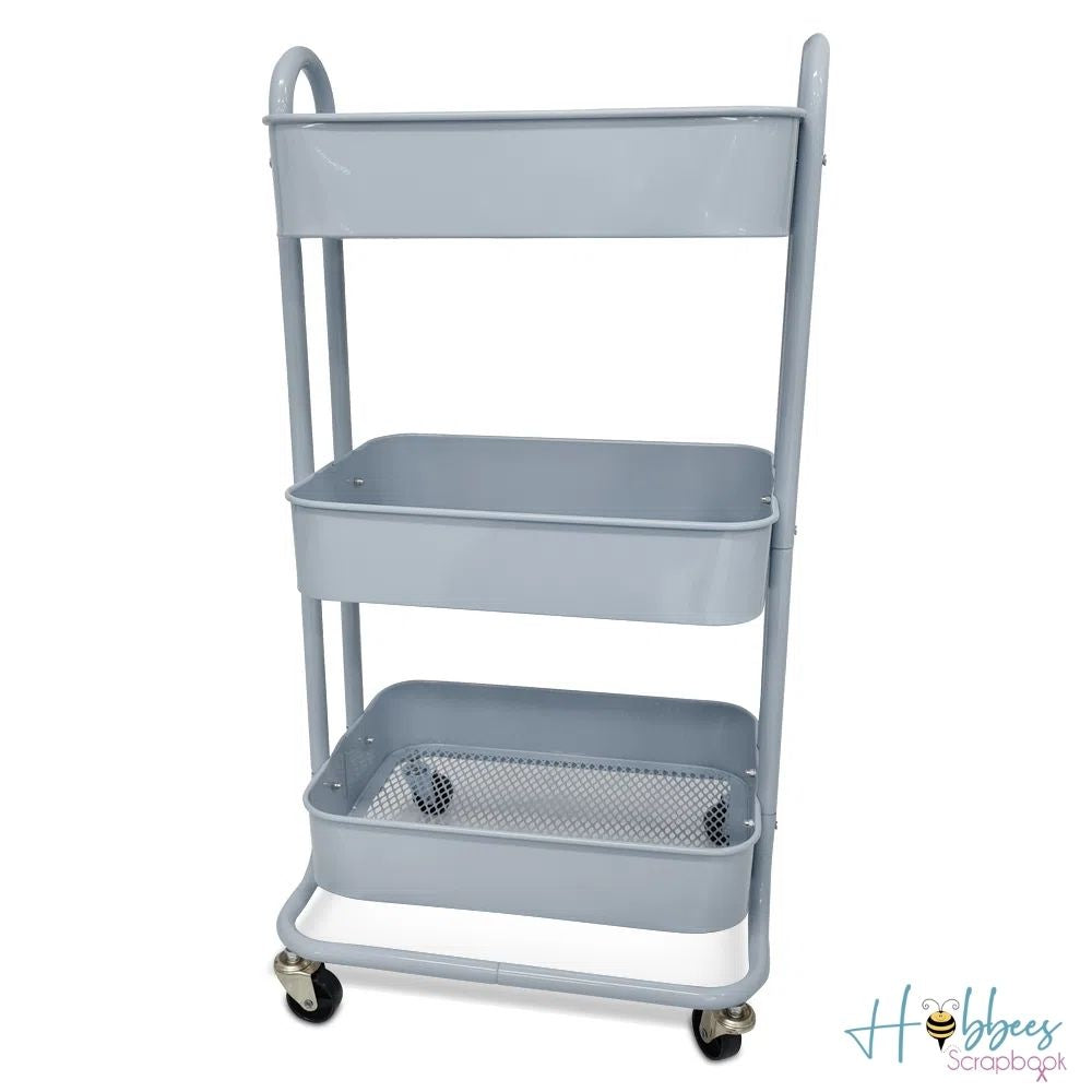 A La Cart Storage Cart Steel Blue / Carrito Organizador Azul Acero Almacenamiento y Organización We R Memory Keepers