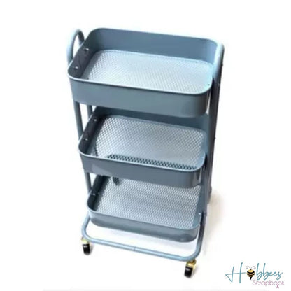 A La Cart Storage Cart Steel Blue / Carrito Organizador Azul Acero Almacenamiento y Organización We R Memory Keepers