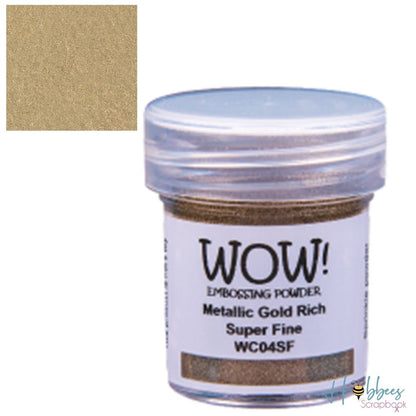 Super Fine Gold Rich Embossing Powder / Polvo de Embossing Oro Super Fino Polvos de Embossing Wow!