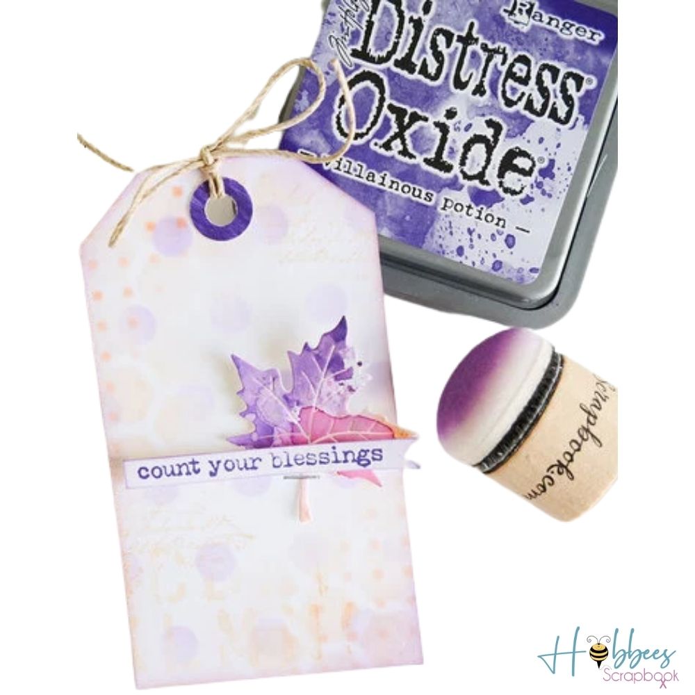 Tim Holtz Distress Oxide Villainous Potion / Cojin de Tinta Efecto Oxidado Morado Tintas Ranger