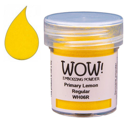 Primary Lemon Embossing Powder / Polvo de Embossing Amarillo Polvos de Embossing Wow!