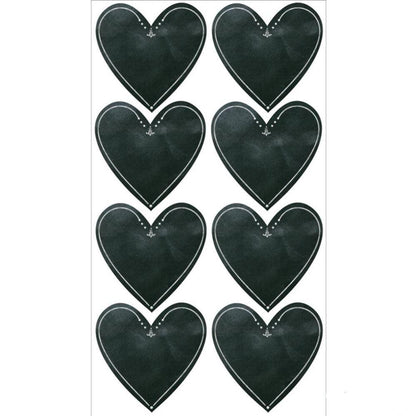 Chalk Hearts Stamps / Estampas de Corazones para Gis Stickers Sticko