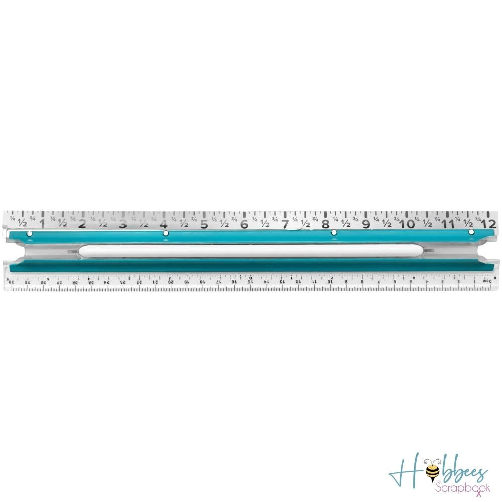 Comfort Craft Easy Grip Ruler 12&quot; / Regla Agarre Confortable Herramientas We R Memory Keepers