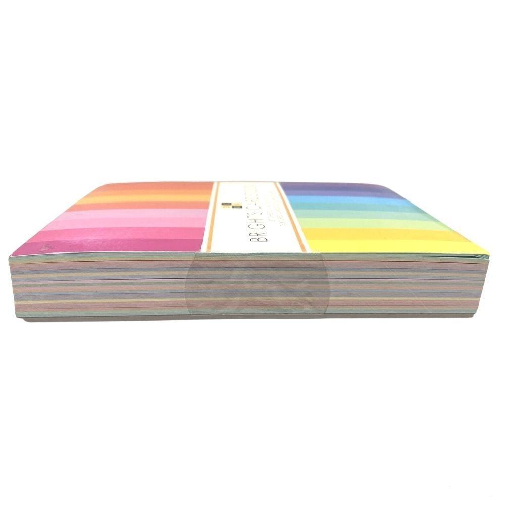 Bright Cardstock 4.5 x  6.5&quot; / Block de Cartulina Colores Brillantes Papel DCWV