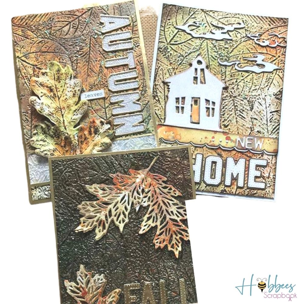 3D Textured Impressions Foliage  / Folder de Grabado 3D Follaje Folders de Grabado Sizzix