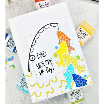 Primary Lemon Embossing Powder / Polvo de Embossing Amarillo Polvos de Embossing Wow!