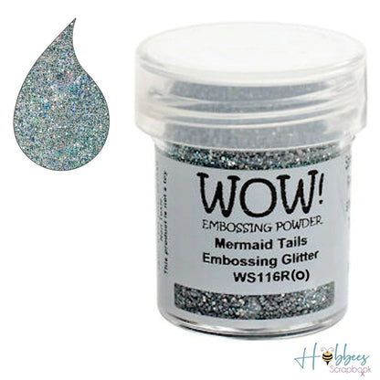 Mermaid Tails Embossing Powder / Polvo de Embossing Cola de Sirena Descontinuado Wow!